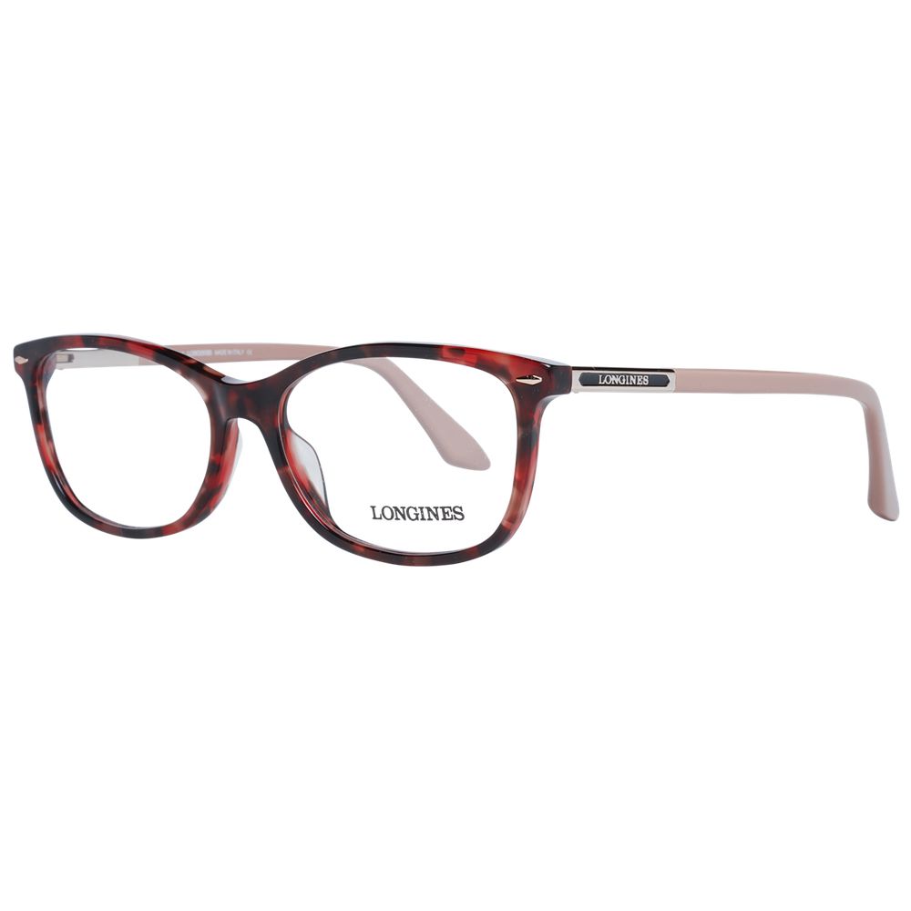 Longines Red Plastic Eyeglass Frames