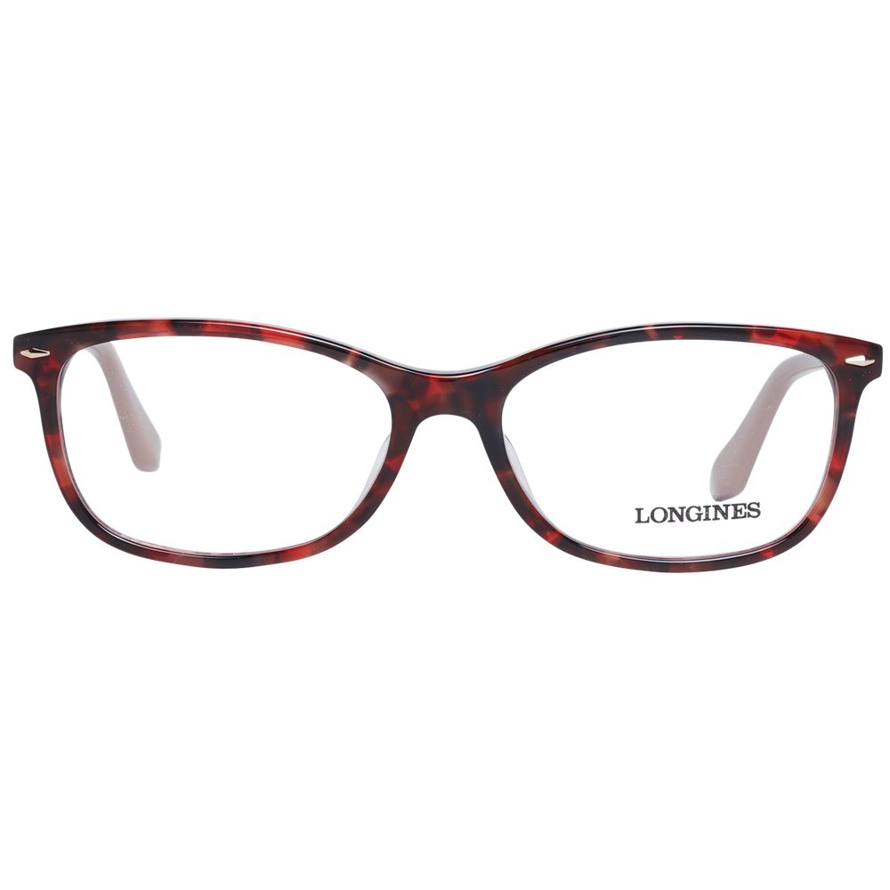 Longines Red Plastic Eyeglass Frames