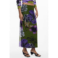 Desigual Grüner Polyester Damenrock