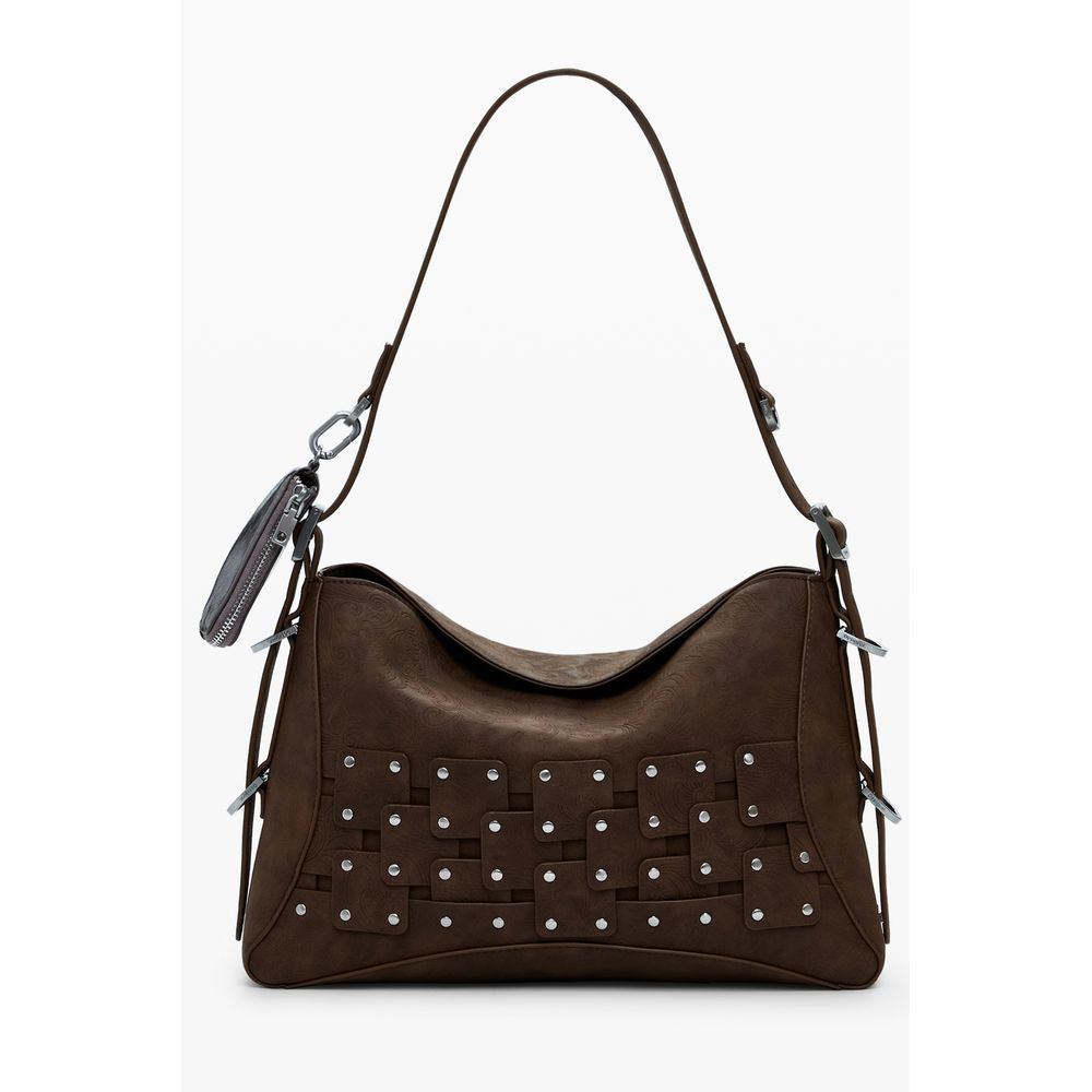 Desigual Braun Polyethylen Frauen Handtasche