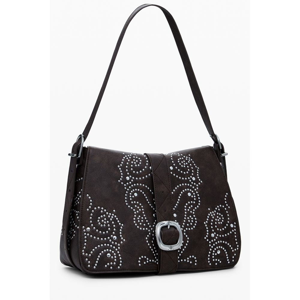 Desigual Brown Polyethylene Women's Handbag