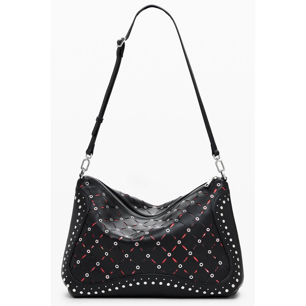 Desigual Schwarze Mini-Tasche aus Polyurethan für Damen