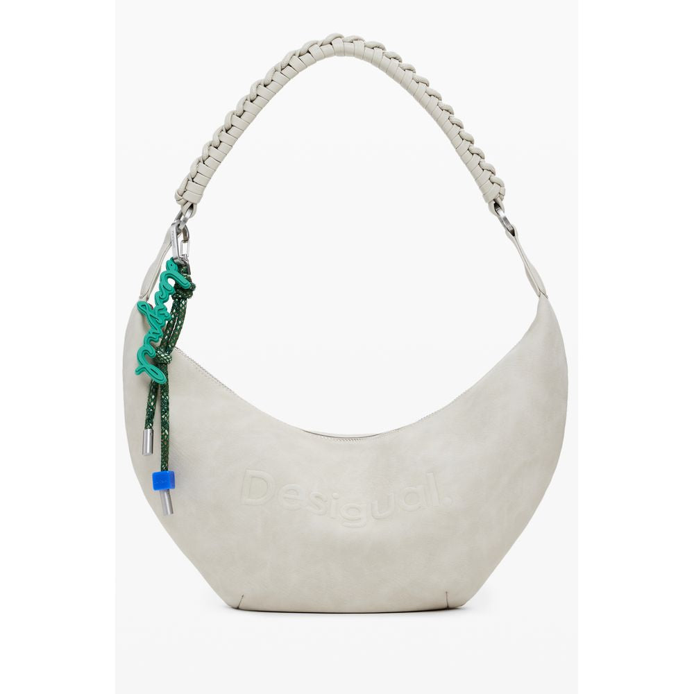 Desigual Beige Polyurethan Damentasche