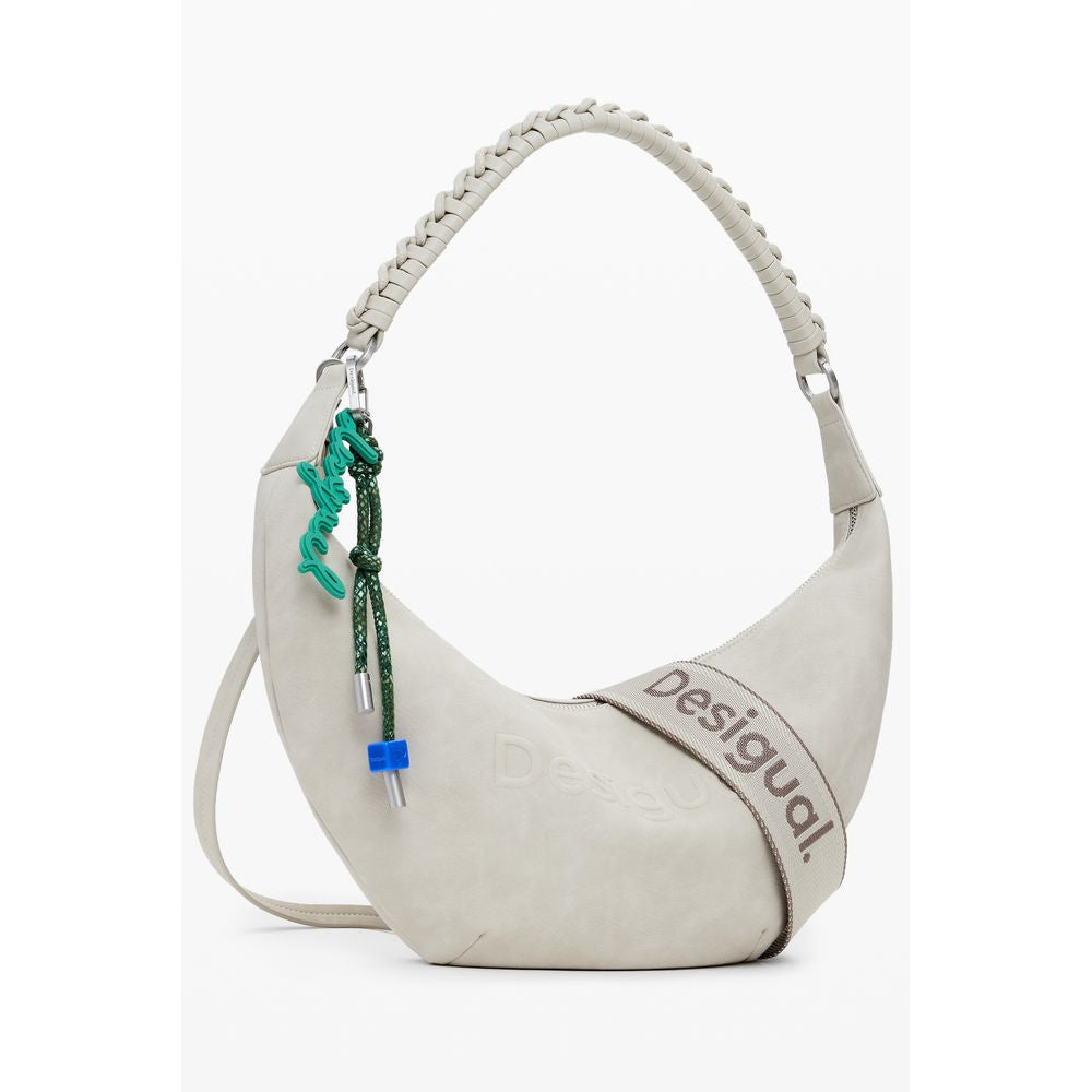 Desigual Beige Polyurethan Damentasche