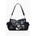 Desigual Schwarze Damen-Handtasche aus Polyurethan
