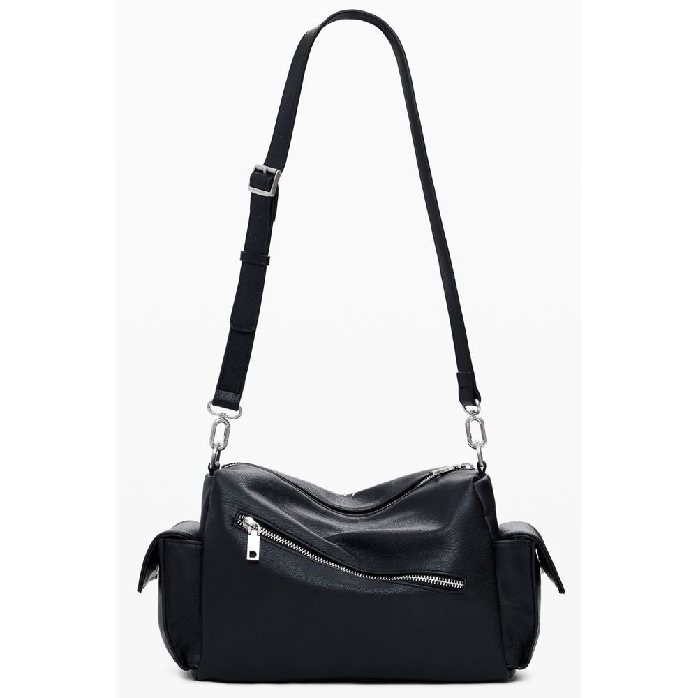 Desigual Schwarze Damen-Handtasche aus Polyurethan