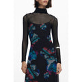 Desigual Women's Black Polyester Dress