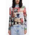 Desigual Pink Viscose Women's Sweater