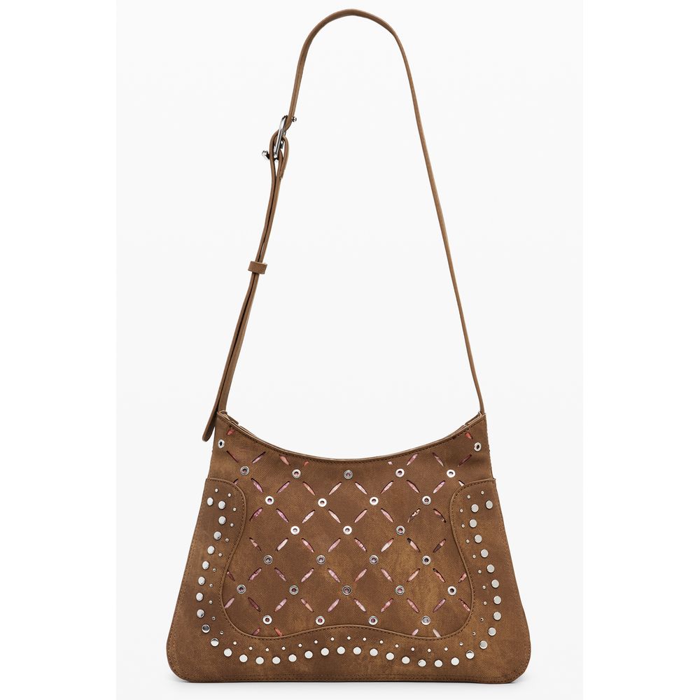 Desigual Damenrucksack aus Marrone-Polyurethan