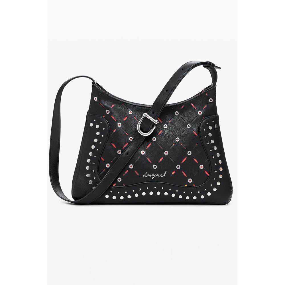 Desigual Schwarze Handtasche aus Polyethylen