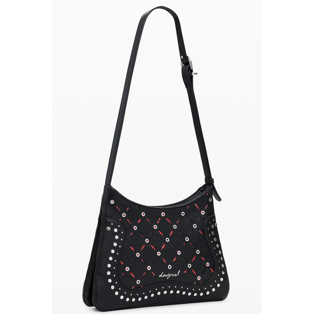 Desigual Schwarze Handtasche aus Polyethylen