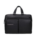 Piquadro Schwarze Leder Aktentasche für Business und Laptop