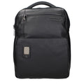 Piquadro Schwarzer Lederrucksack