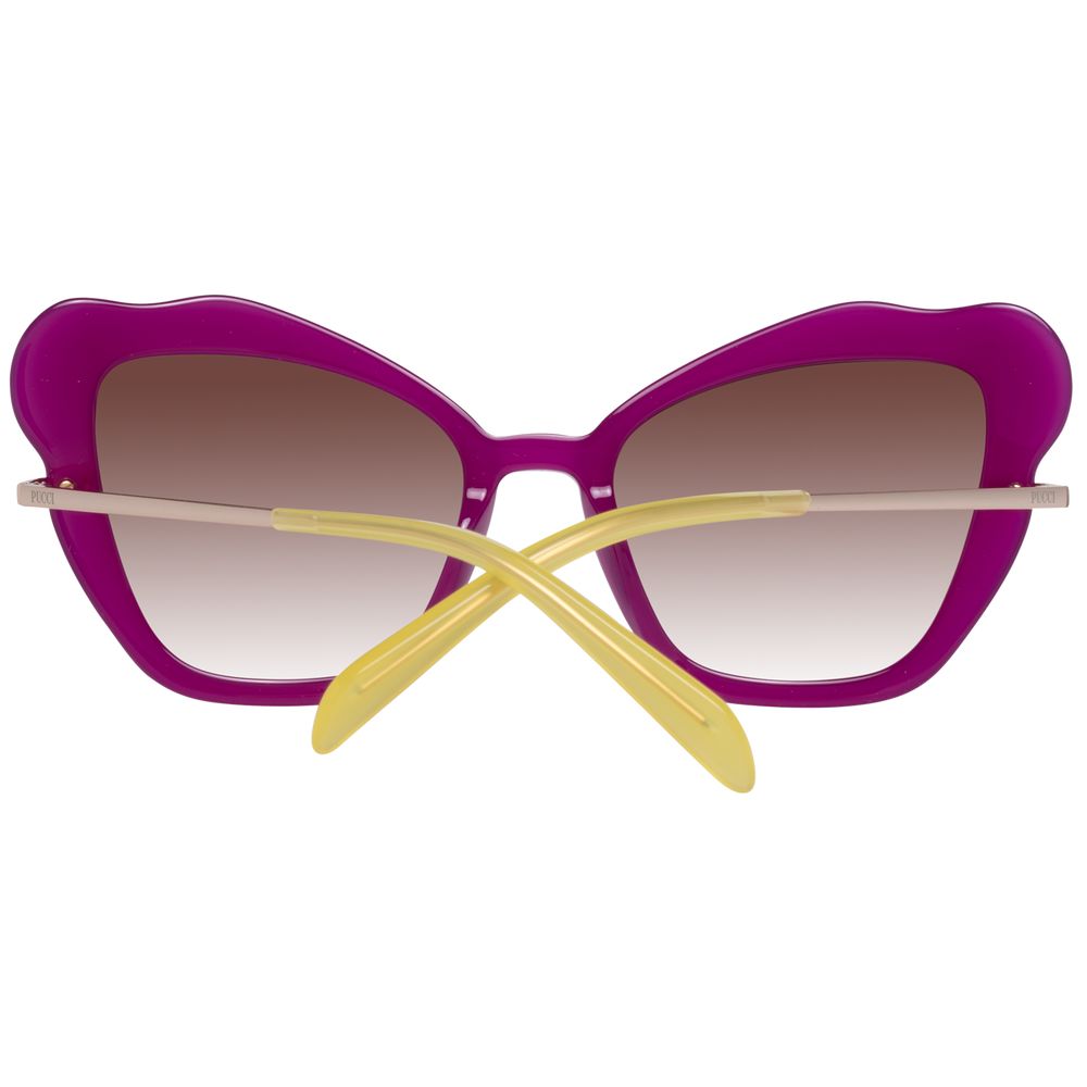 Emilio Pucci Lila Kunststoff-Sonnenbrille
