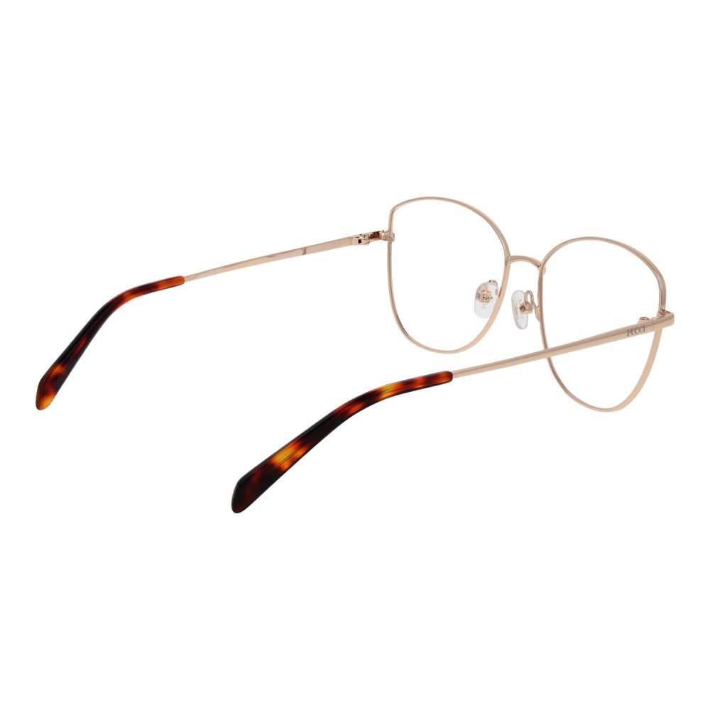 Emilio Pucci Glasses with Rose Gold Metal Frame