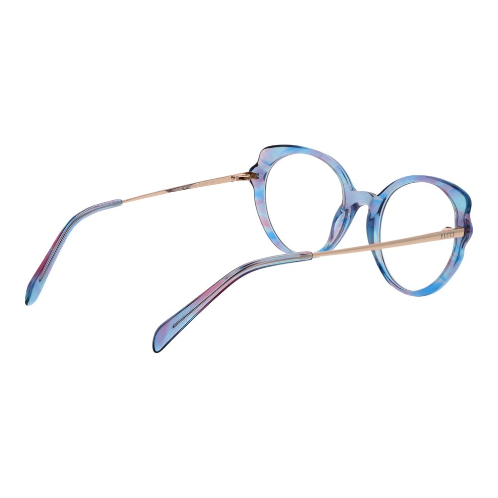 Emilio Pucci Blaue Kunststoffbrille (Gestell)