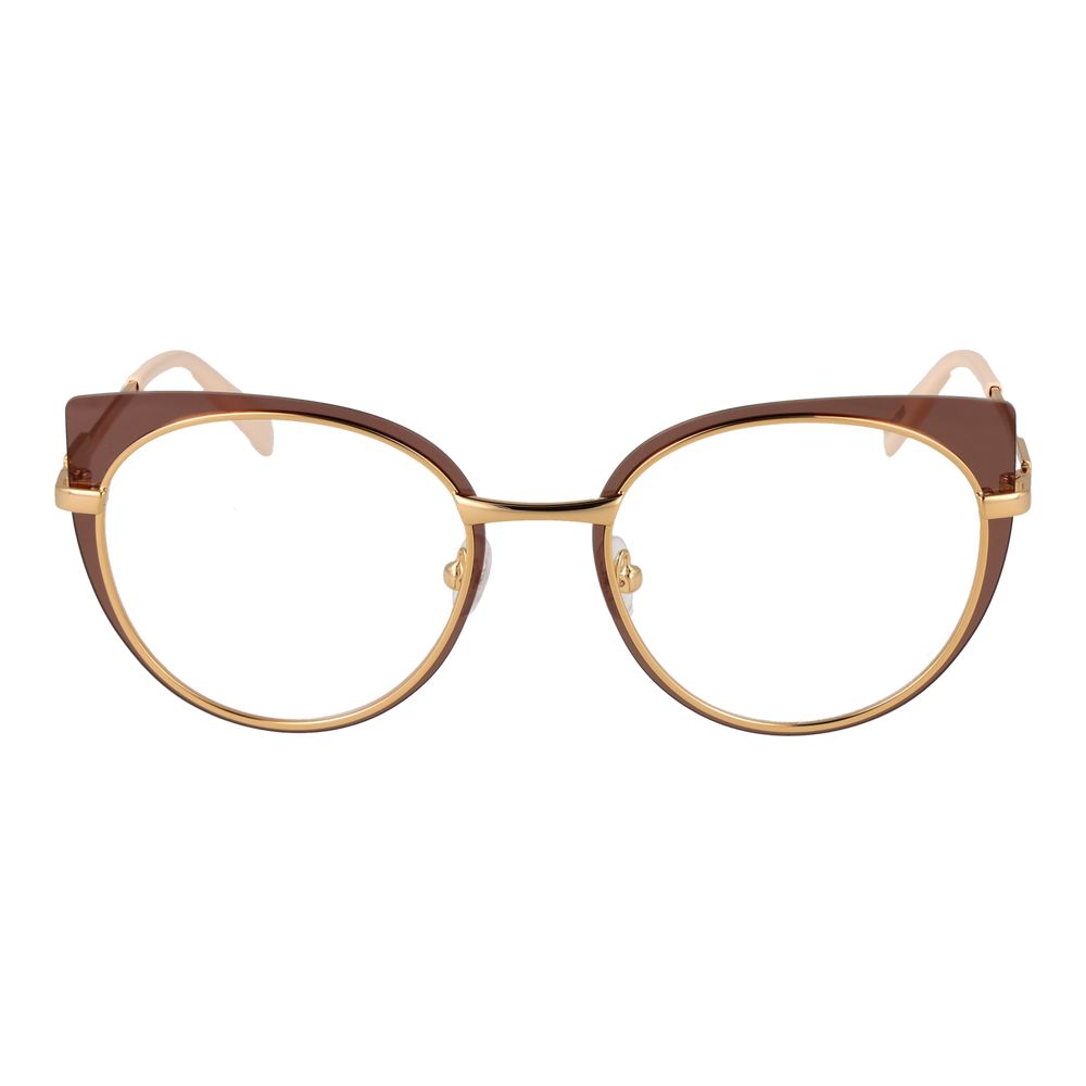 Emilio Pucci Braune Metallbrille (Fassung)