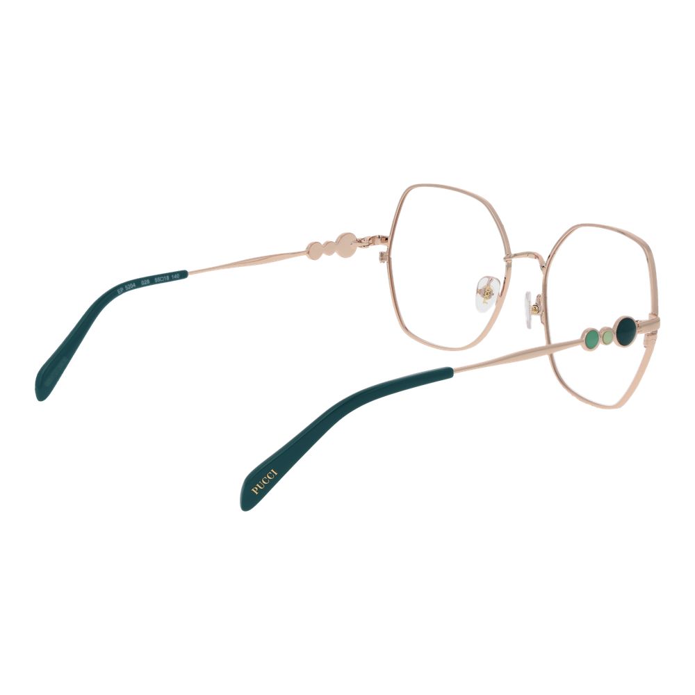 Emilio Pucci Glasses with Rose Gold Metal Frame