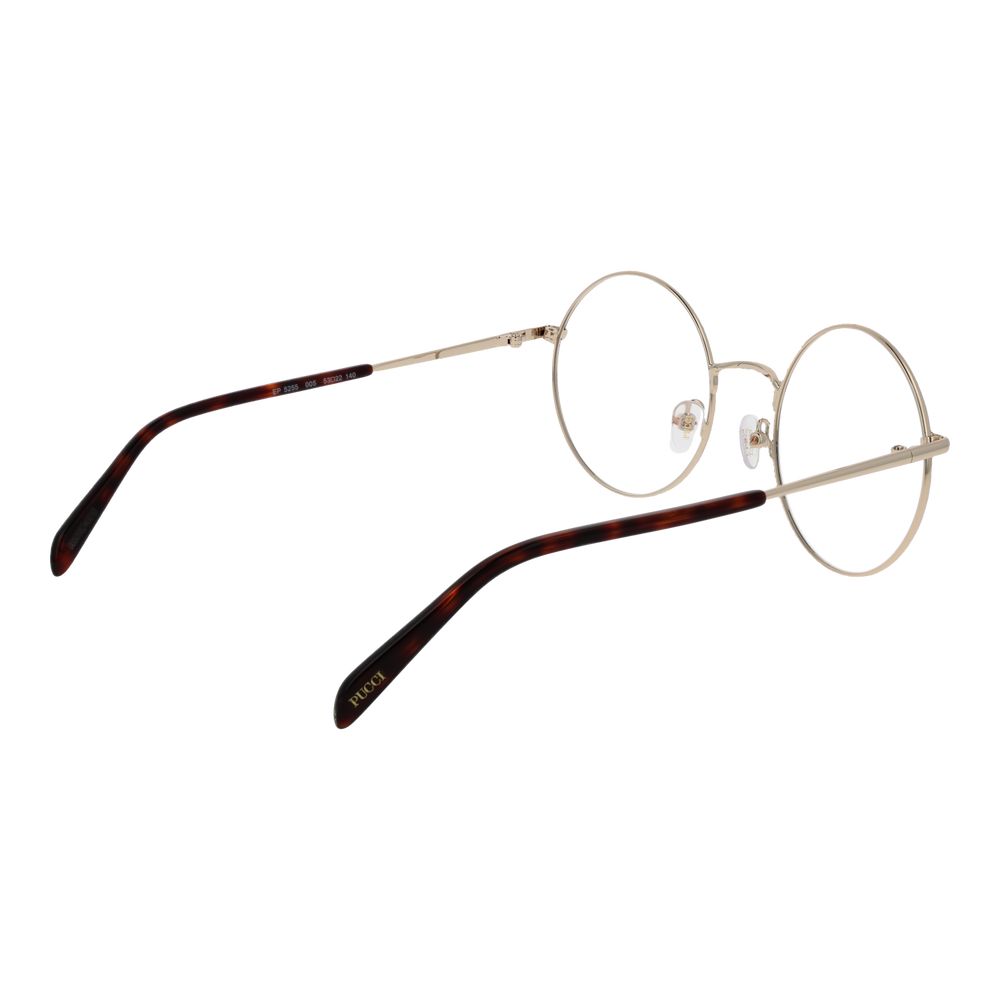 Emilio Pucci Schwarze Metallbrille (Gestell)