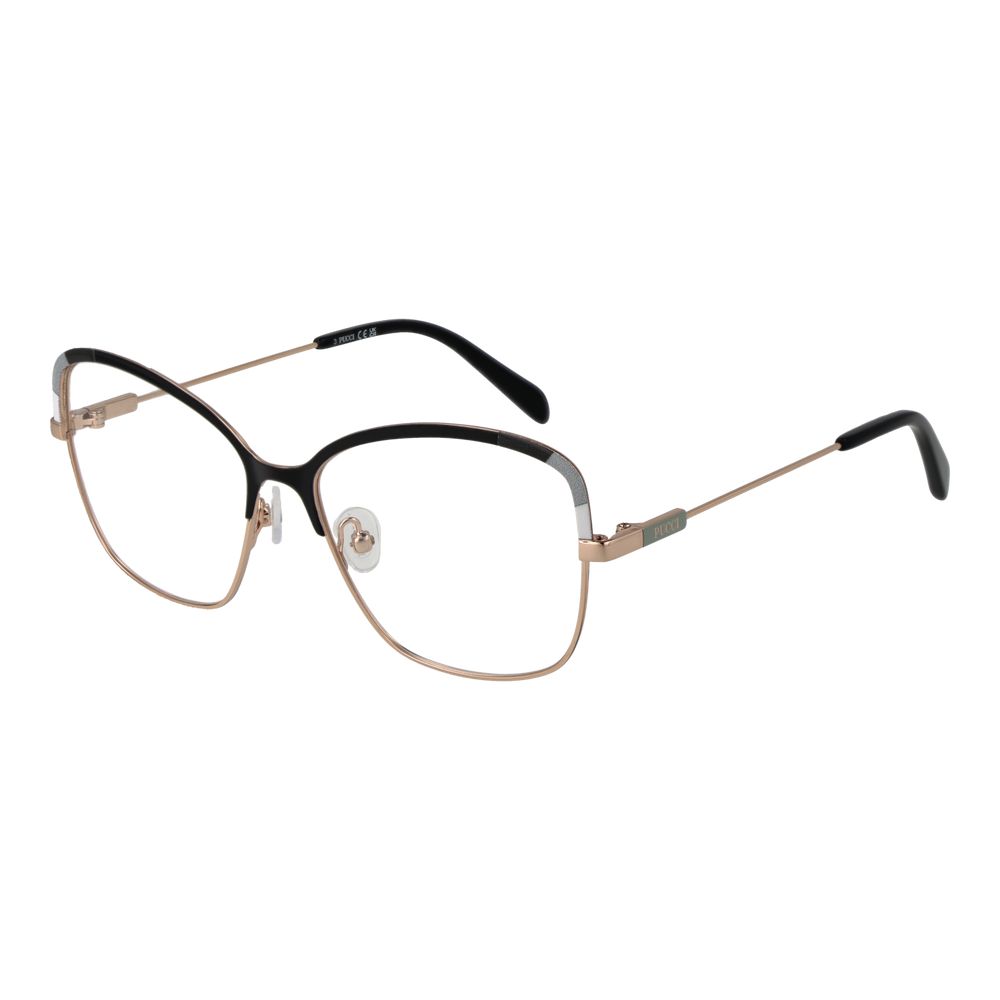 Emilio Pucci Schwarze Metallbrille (Gestell)