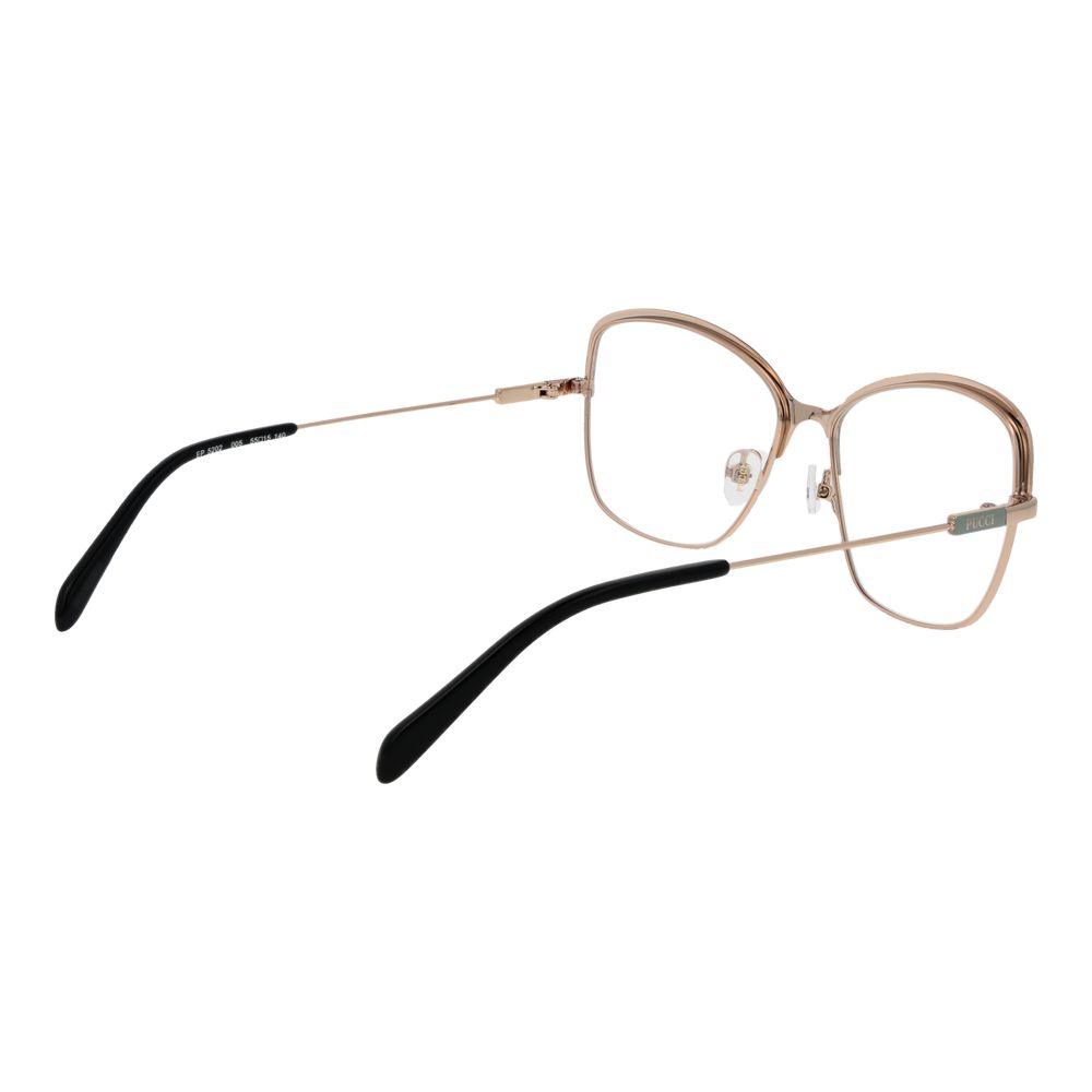 Emilio Pucci Schwarze Metallbrille (Gestell)