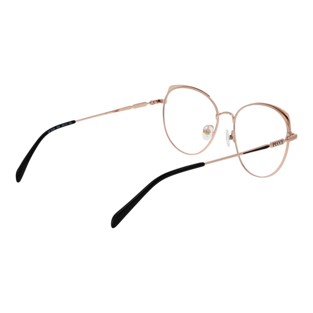 Emilio Pucci Glasses with Rose Gold Metal Frame
