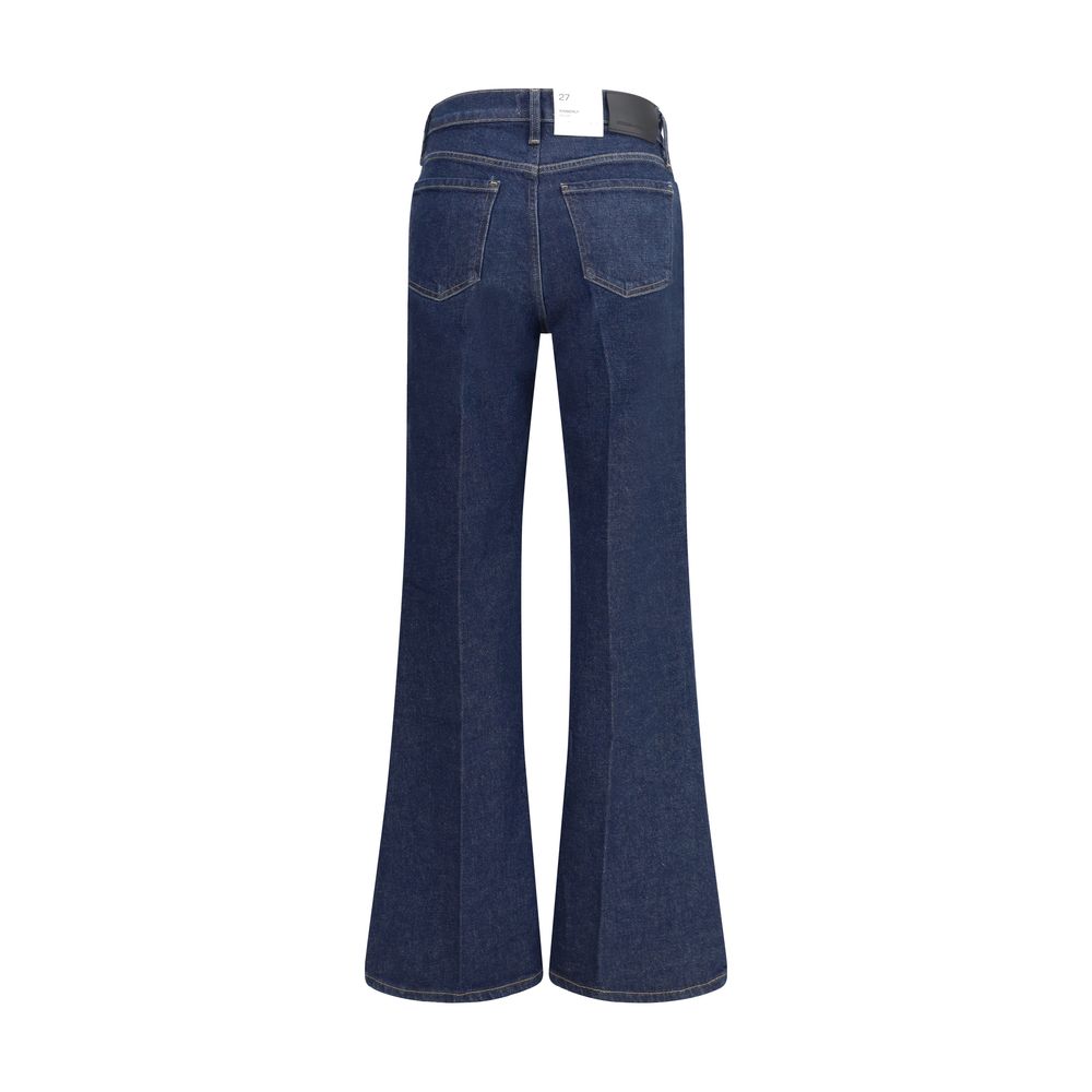 Citizens of Humanity Blaue Baumwoll-Jeans mit Schlag