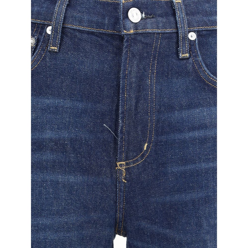 Citizens of Humanity Blaue Baumwoll-Jeans mit Schlag