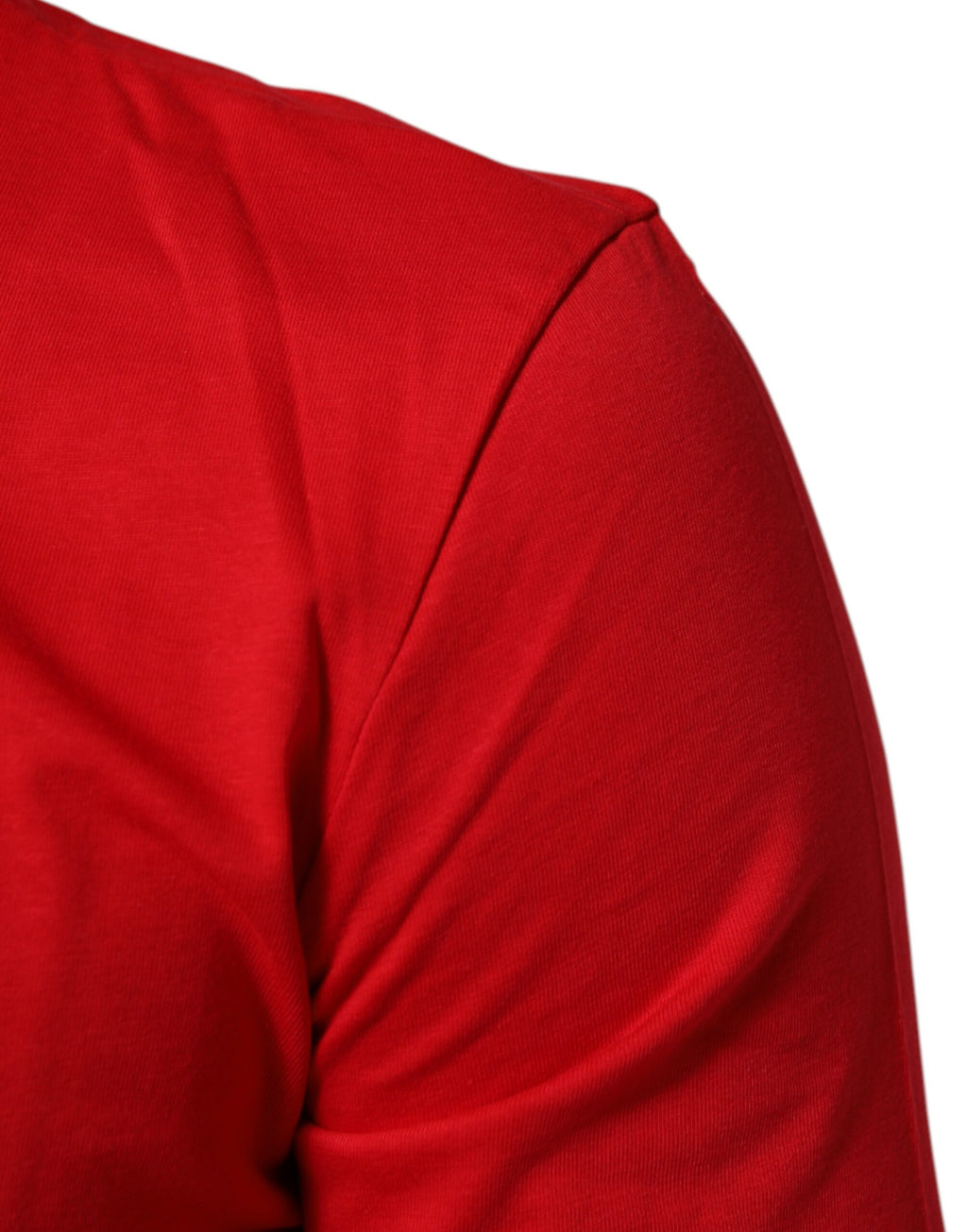 Dolce & Gabbana Red Goodluck 2023 Crew Neck Cotton T-Shirt