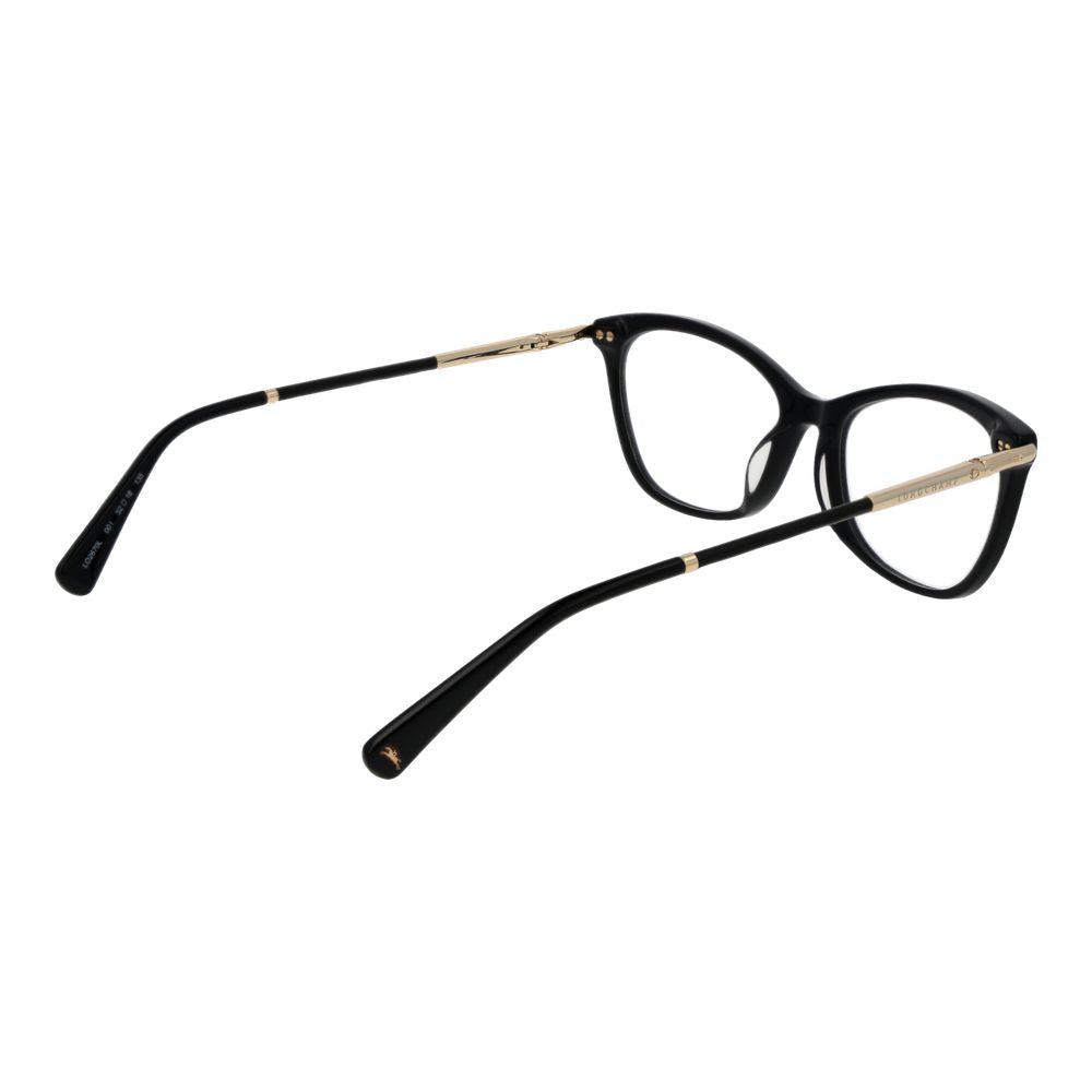 Longchamp Schwarze Kunststoffbrille (Gestell)