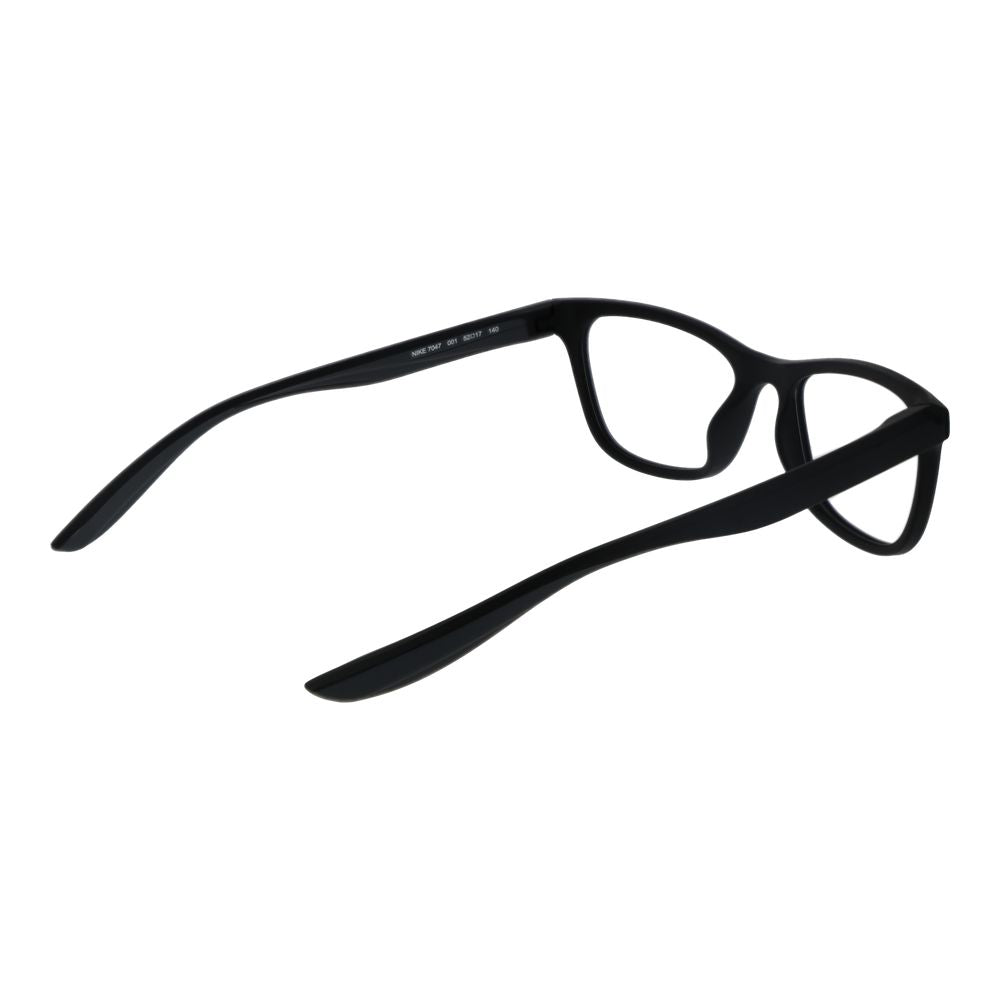 Nike Black Stainless Steel Eyeglass Frames
