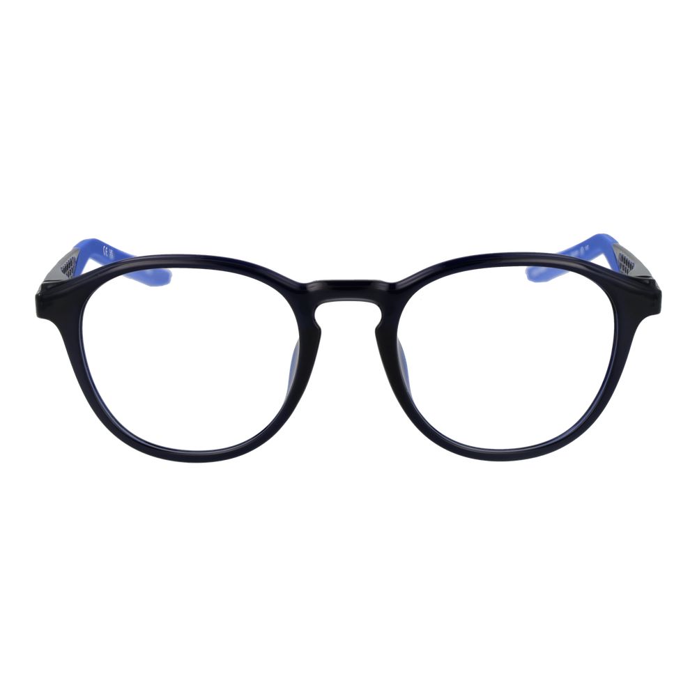 Nike Blue Stainless Steel Eyeglass Frames
