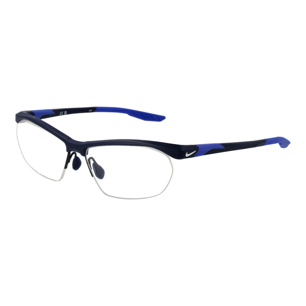 Nike Blue Stainless Steel Eyeglass Frames