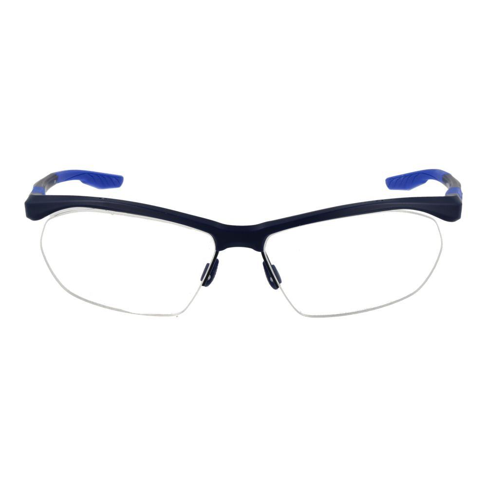 Nike Blue Stainless Steel Eyeglass Frames