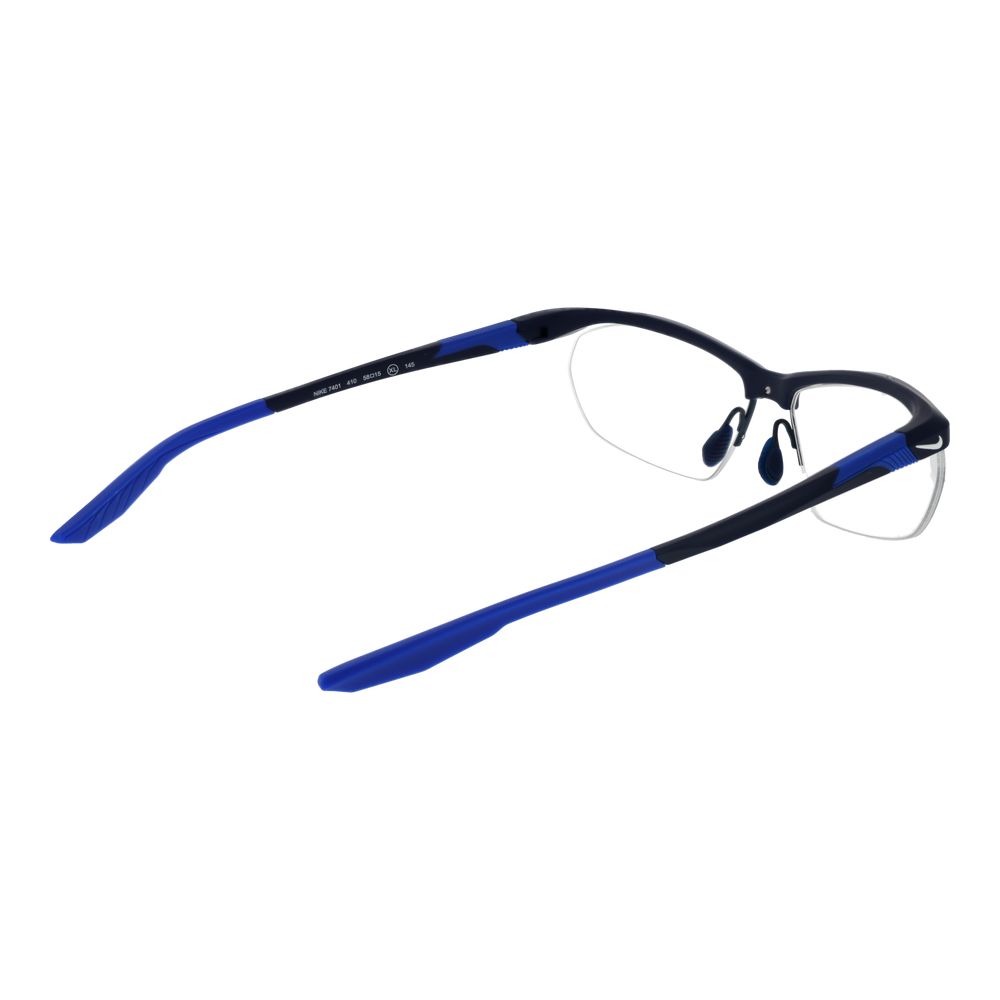 Nike Blue Stainless Steel Eyeglass Frames