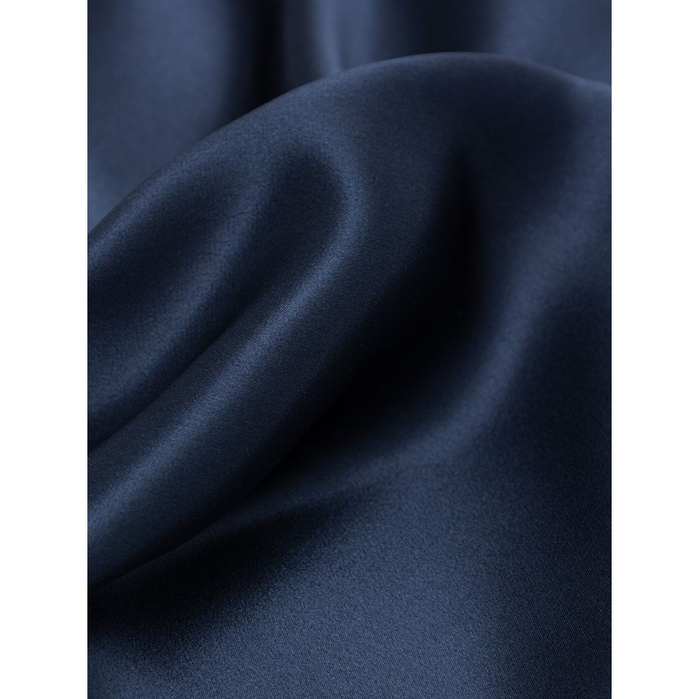 Dolce & Gabbana Einstecktuch aus blauer Seide