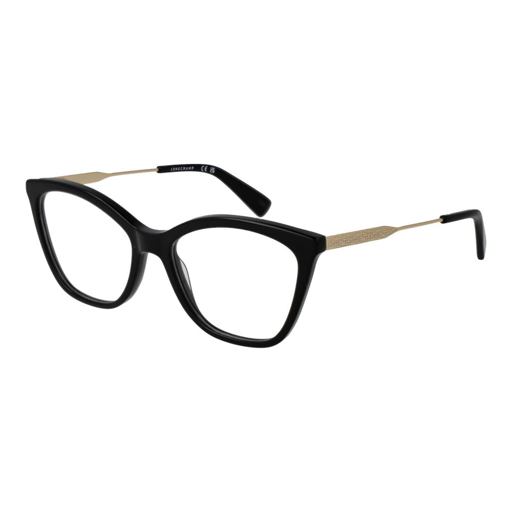 Longchamp Schwarze Metallbrille (Gestell)