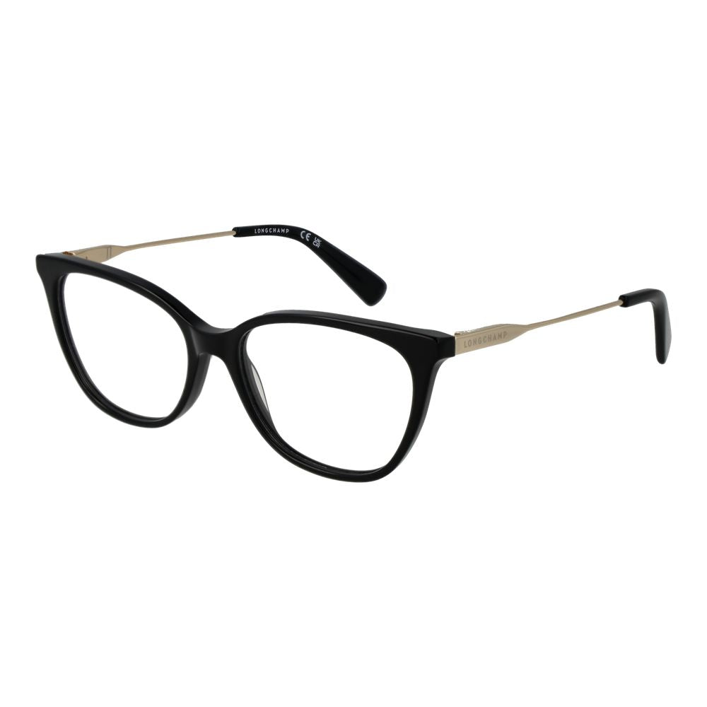 Longchamp Schwarze Metallbrille (Gestell)