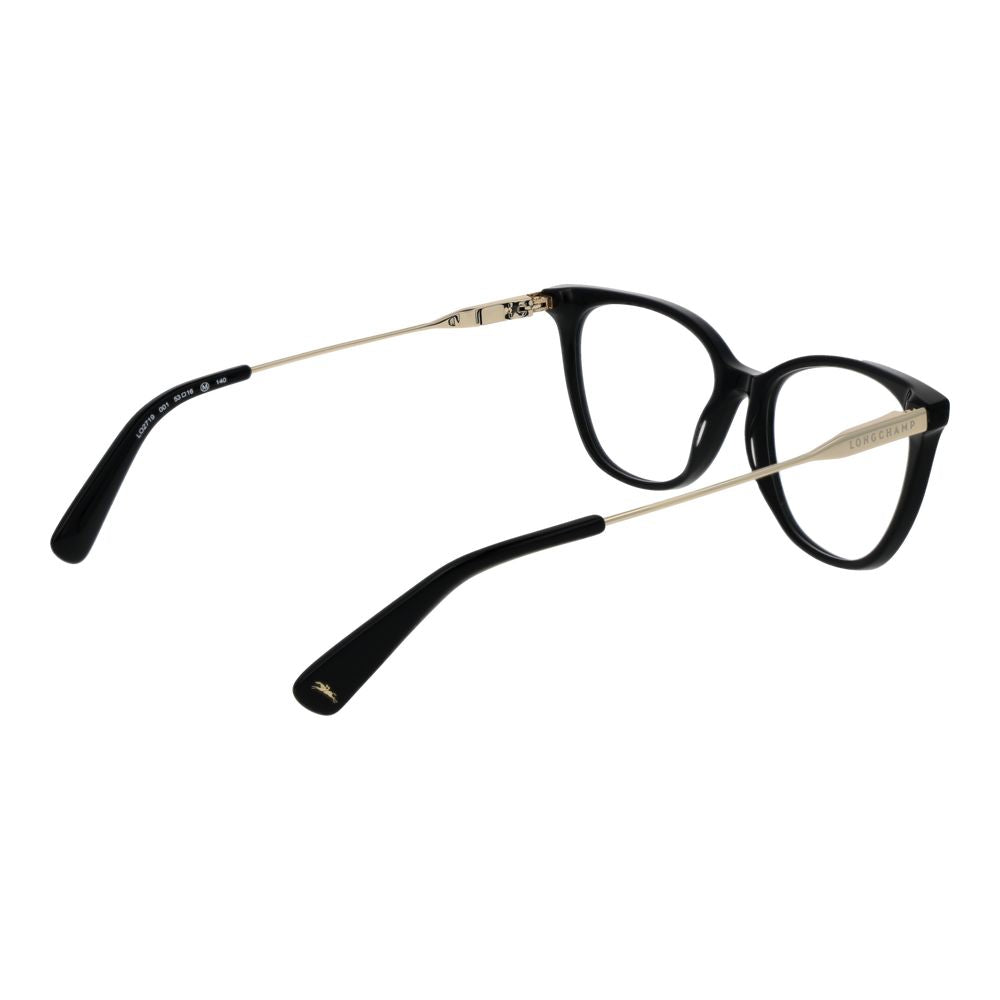 Longchamp Schwarze Metallbrille (Gestell)
