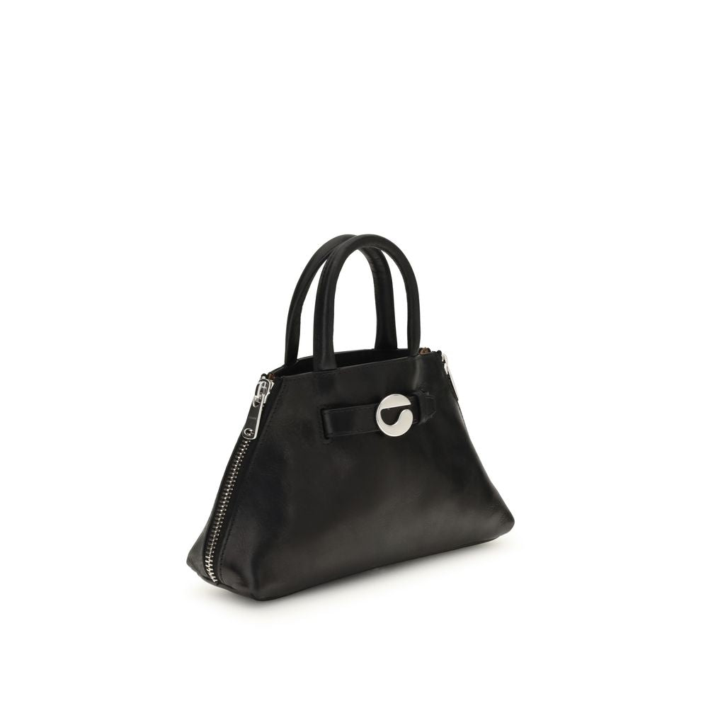 Coperni Schwarze Kalbshaut Bos Taurus Schultertasche