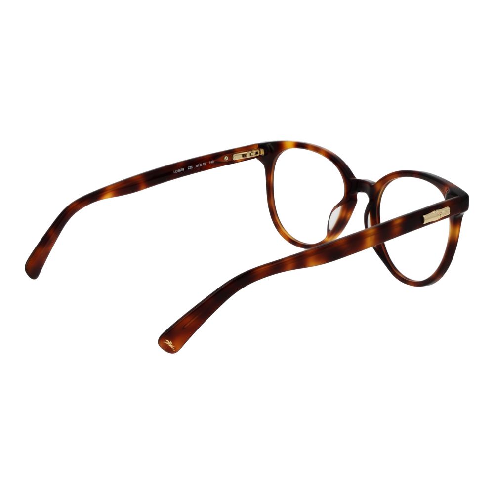 Longchamp Eyeglass Frame in Brown Cellulose Acetate