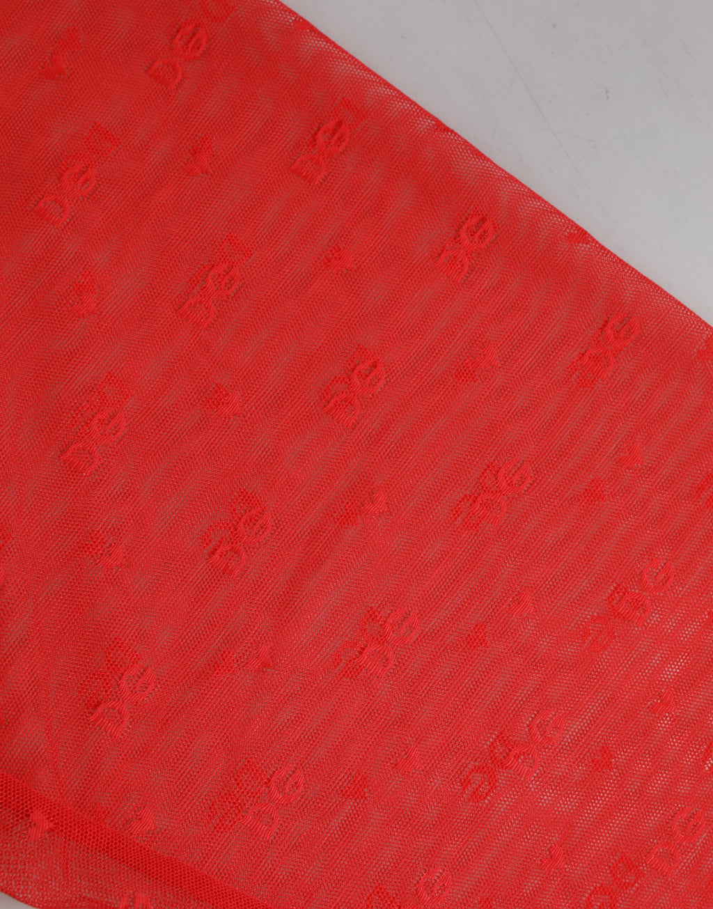 Dolce & Gabbana Red Logo Lace Tight Midi Underwear