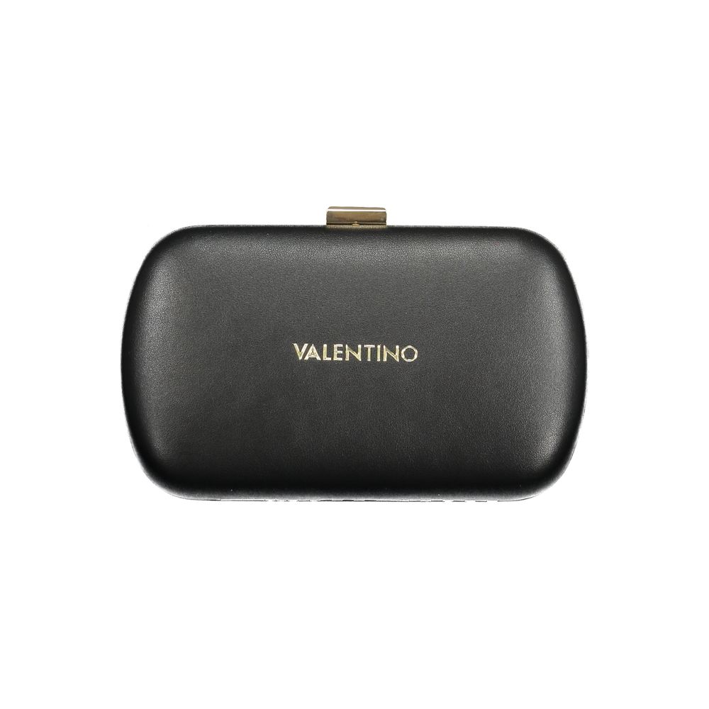 Mario Valentino Schwarze Damen-Handtasche aus Polyurethan