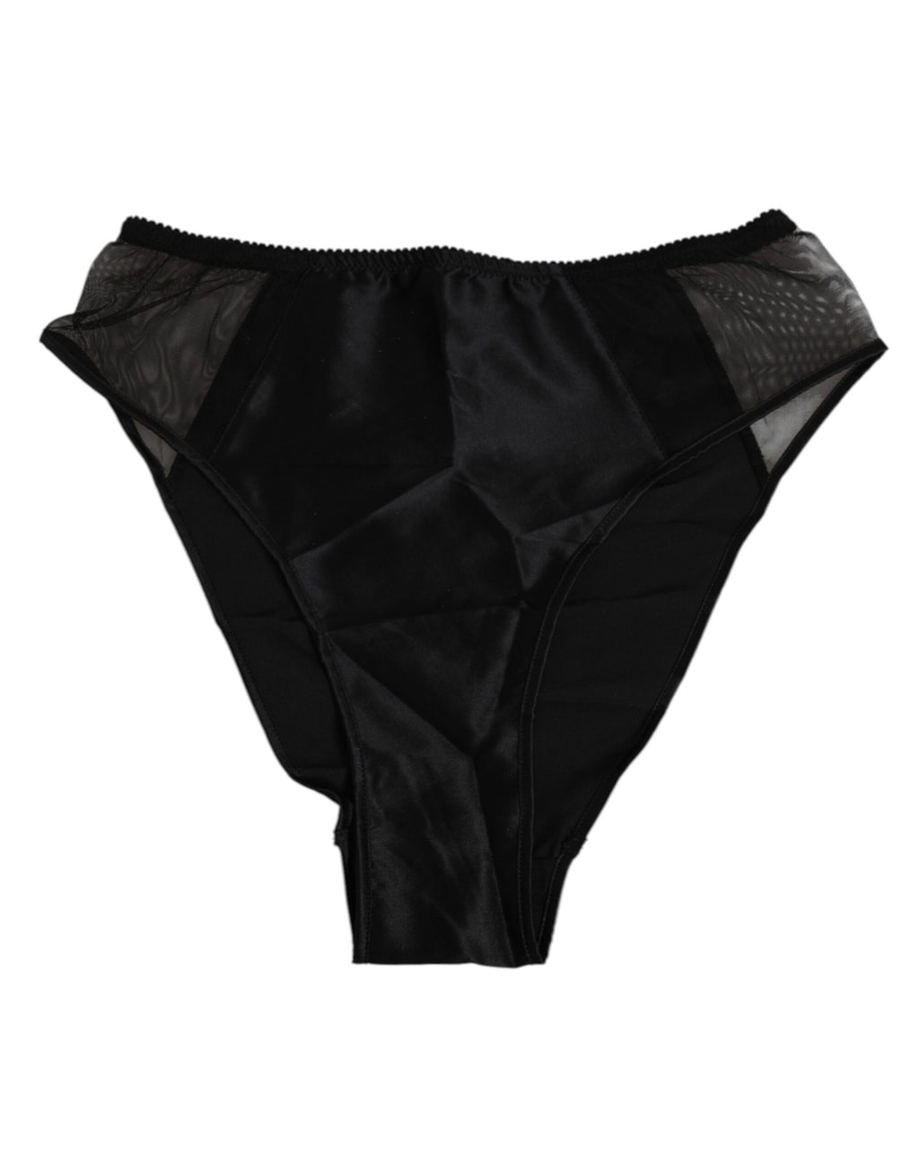 Dolce & Gabbana Black High-Waist Silk-Stretch Briefs Underwear