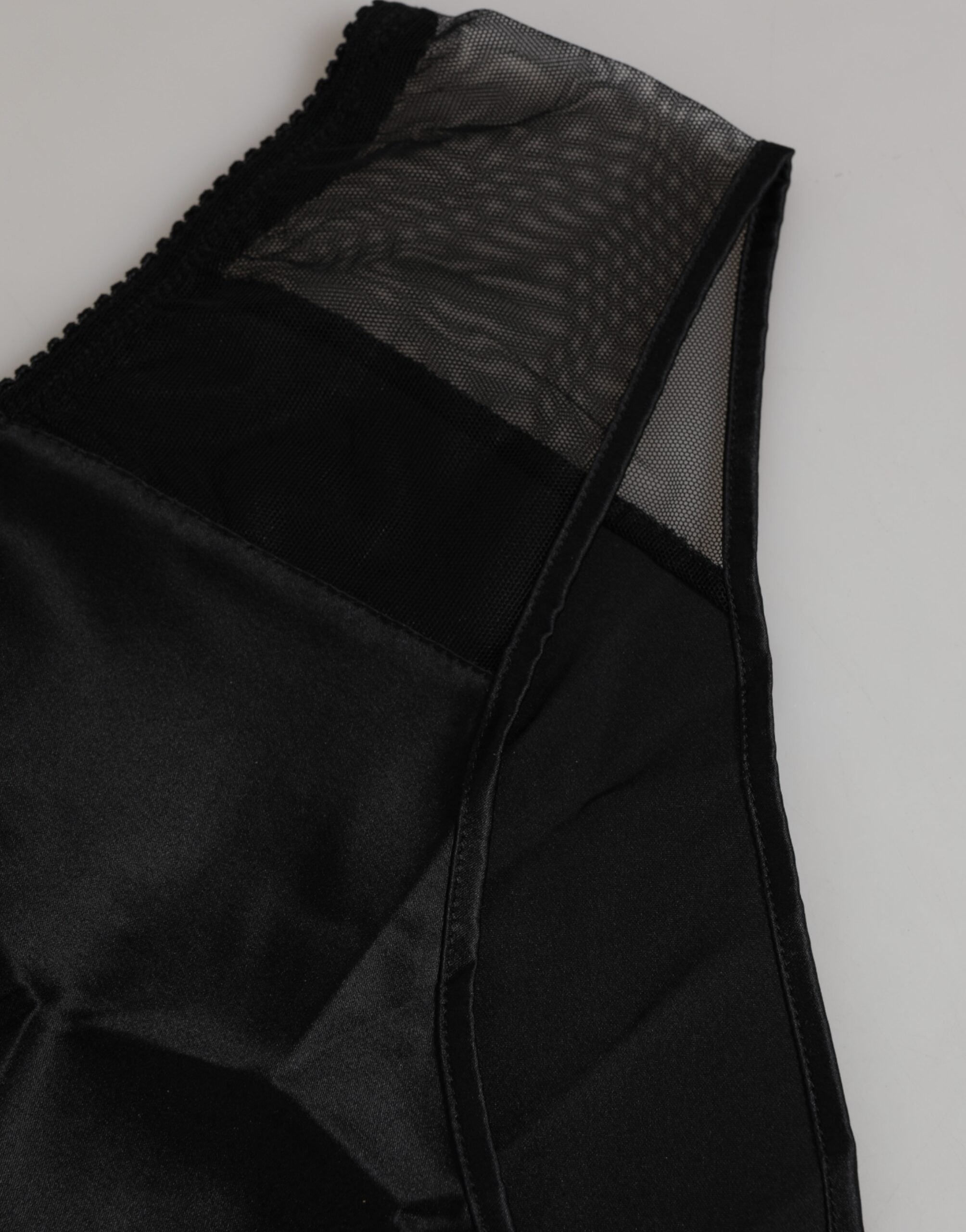 Dolce & Gabbana Black High-Waist Silk-Stretch Briefs Underwear