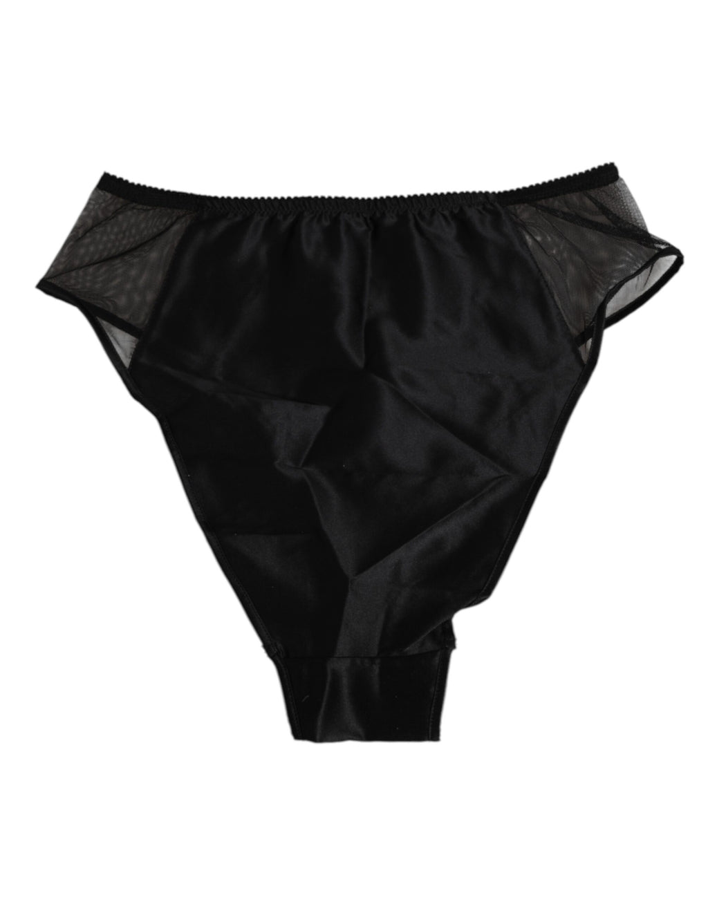 Dolce & Gabbana Black High-Waist Silk-Stretch Briefs Underwear