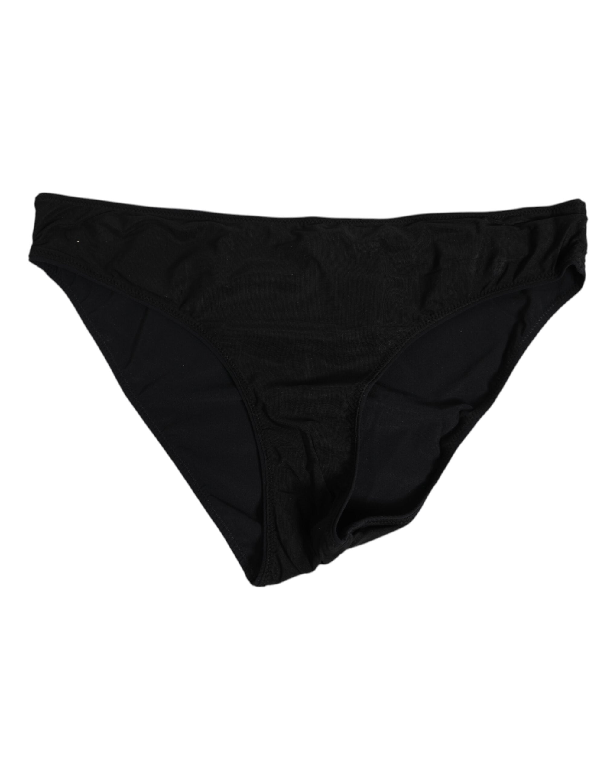 Dolce & Gabbana Black Nylon Stretch Briefs Women's Underwear