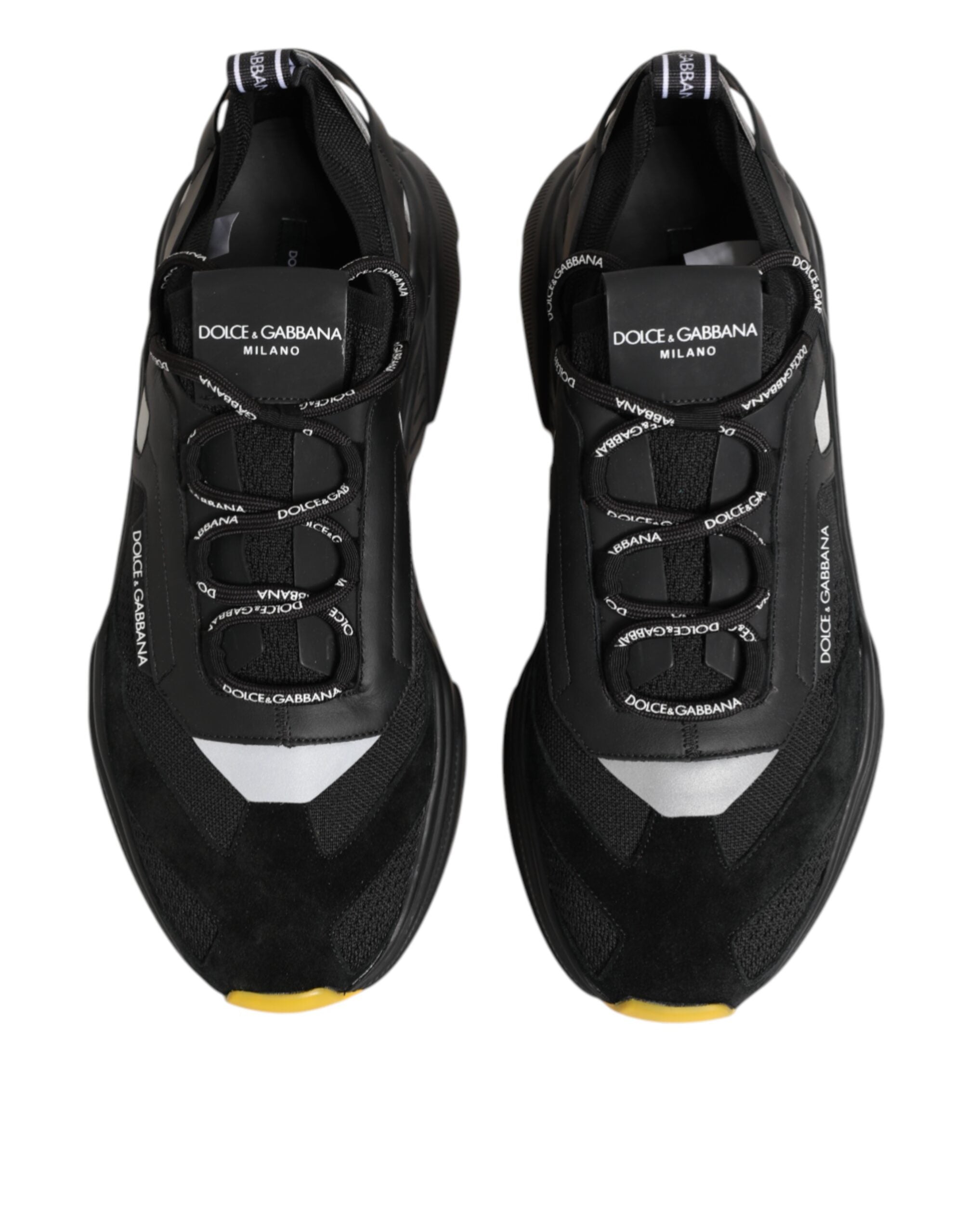 Dolce & Gabbana Schwarz Daymaster Low Top Männer Turnschuhe Schuhe