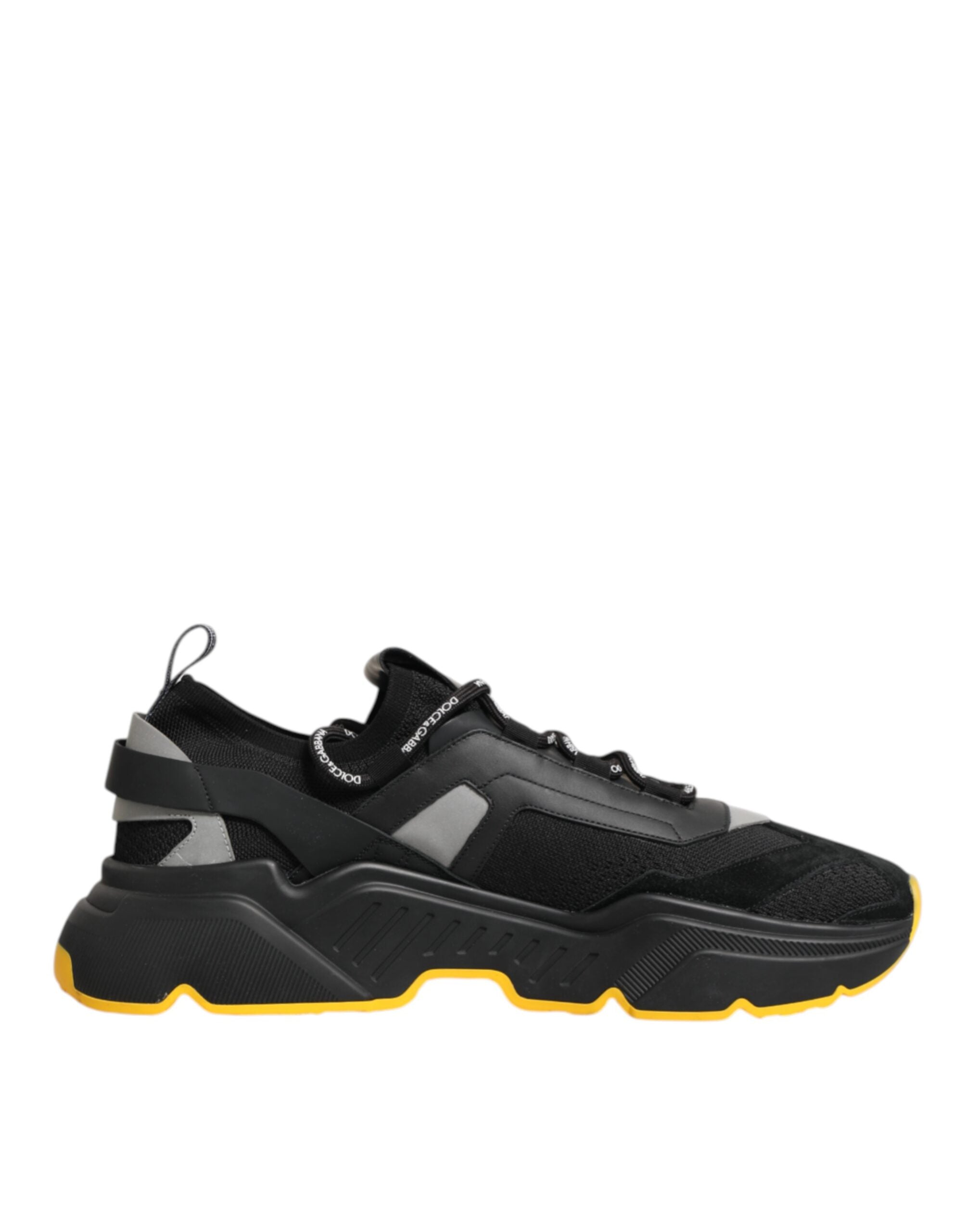 Dolce & Gabbana Schwarz Daymaster Low Top Männer Turnschuhe Schuhe