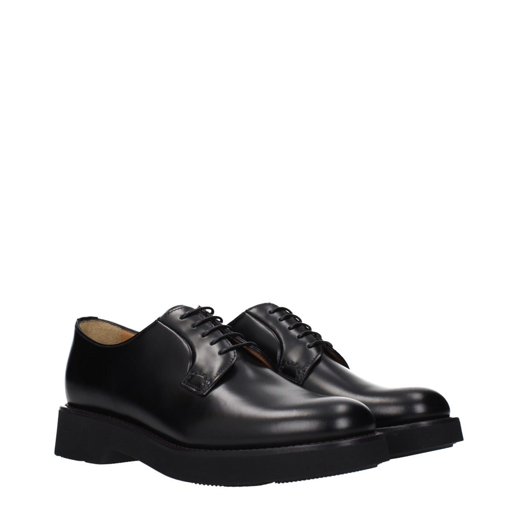 Church's Schwarze Oxford- und Derby-Schuhe aus Leder
